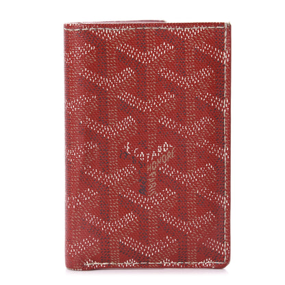 Goyard Goyardine Saint Pierre Card Holder Red 1 of 7