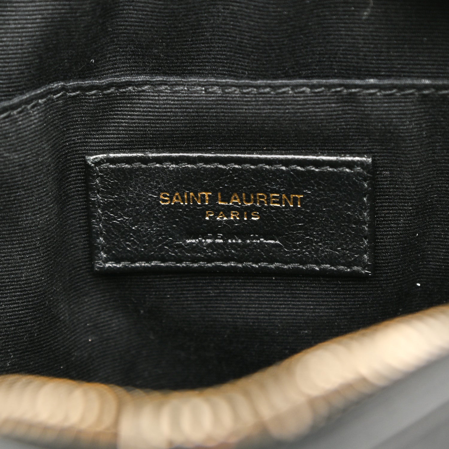 Saint Laurent Calfskin Matelasse Monogram Lou Camera Bag Black 6 of 10