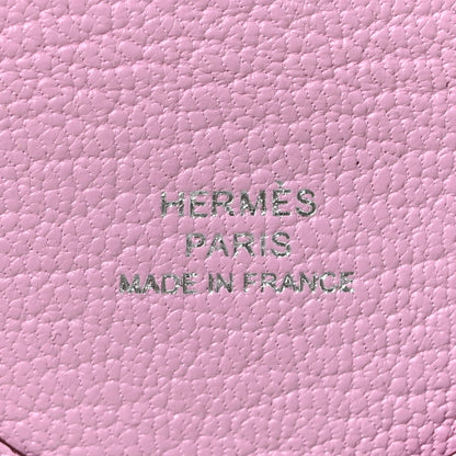 Hermes Chevre Mysore Calvi Card Case Mauve Sylvestre 6 of 9