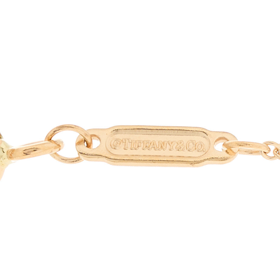 Tiffany 18K Rose Gold Large T Smile Pendant Necklace 5 of 6
