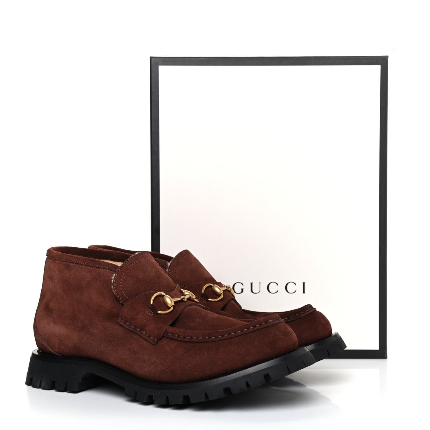 Suede Shearling Mens Harald Horsebit Ankle Boots 11 Light Brown Butterscotch