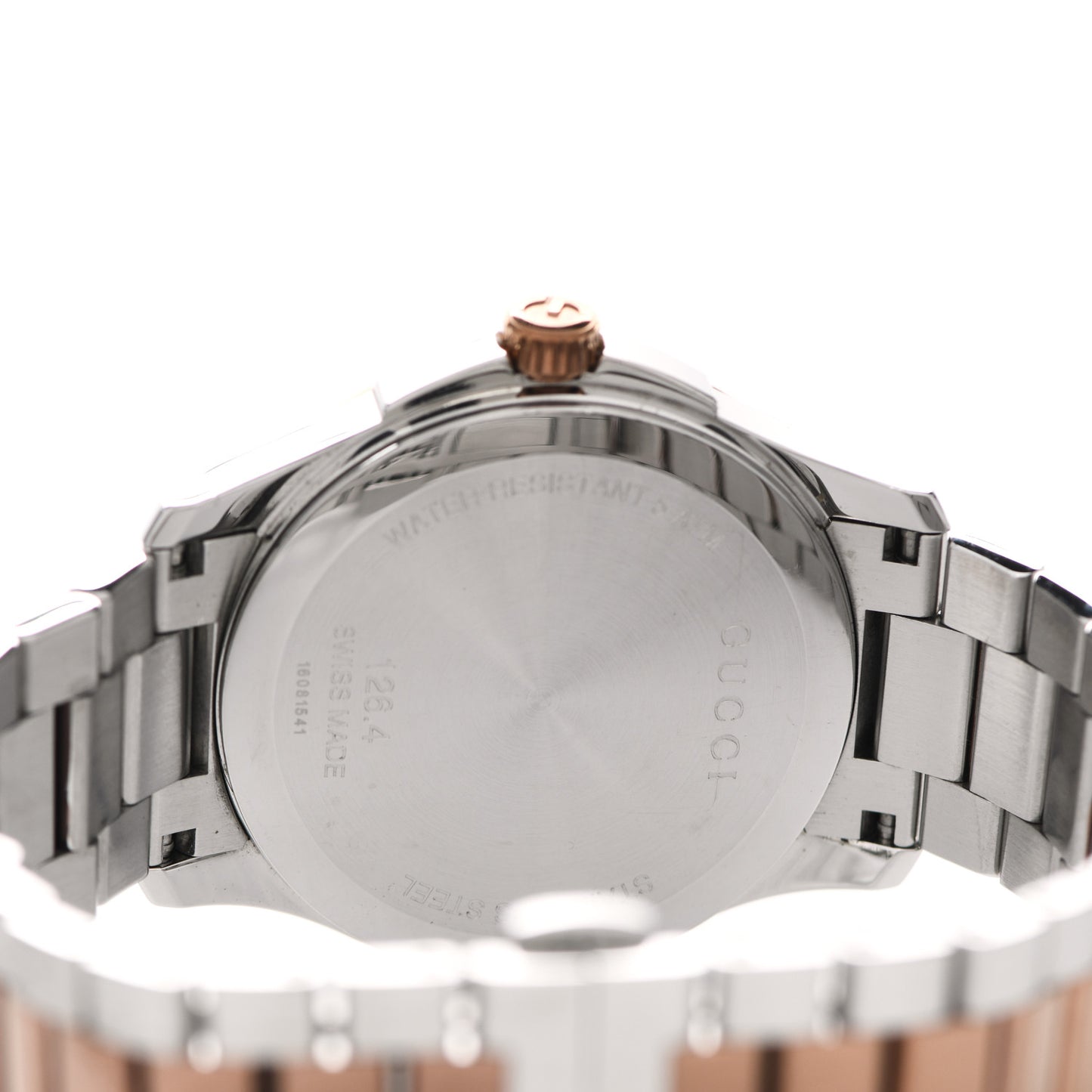 Stainless Steel 38mm G-Timeless Two Tone Quartz Watch Black