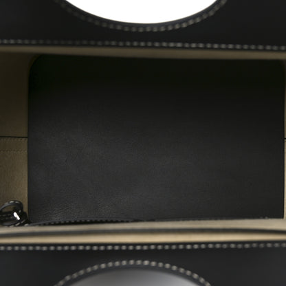 Burberry Soft Calfskin Small Pocket Tote Bag Black 5 of 9