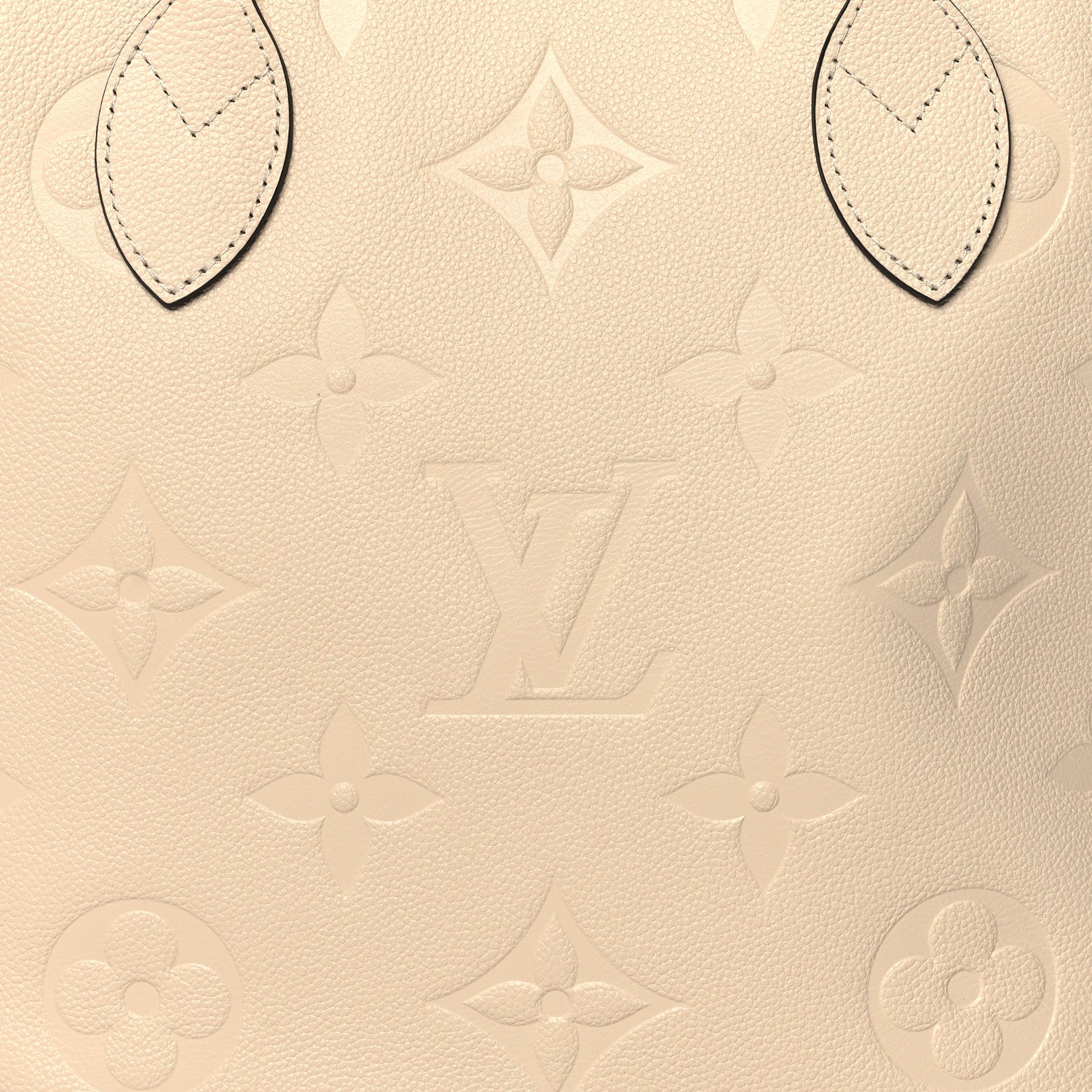 Louis Vuitton Empreinte Monogram Giant Neverfull MM Cream 7 of 9
