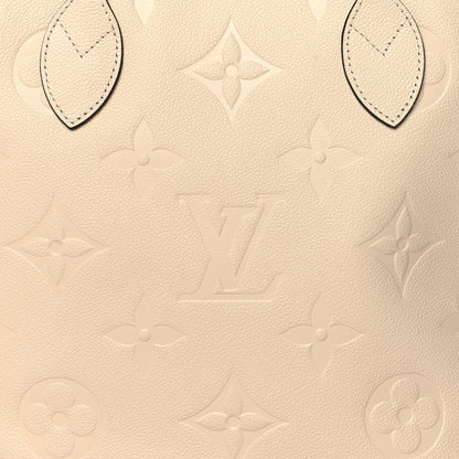 Louis Vuitton Empreinte Monogram Giant Neverfull MM Cream 7 of 9