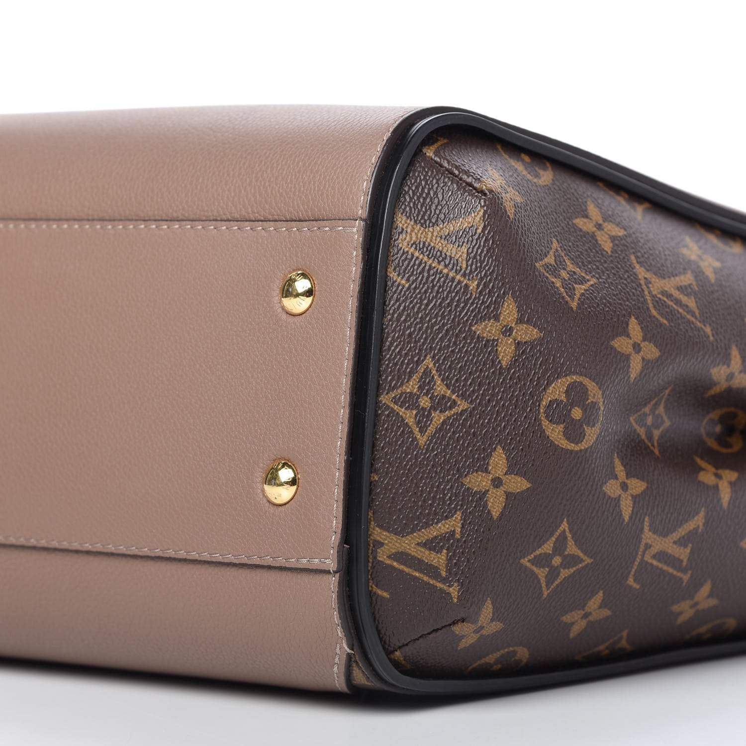 Louis Vuitton Calfskin Monogram Kimono Tote Taupe Glace 7 of 9