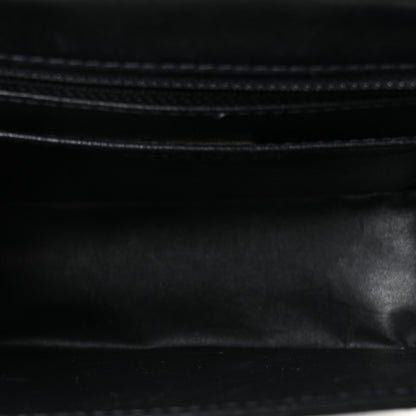 Chanel Lambskin Patent Chocolate Bar Flap Black White 5 of 10