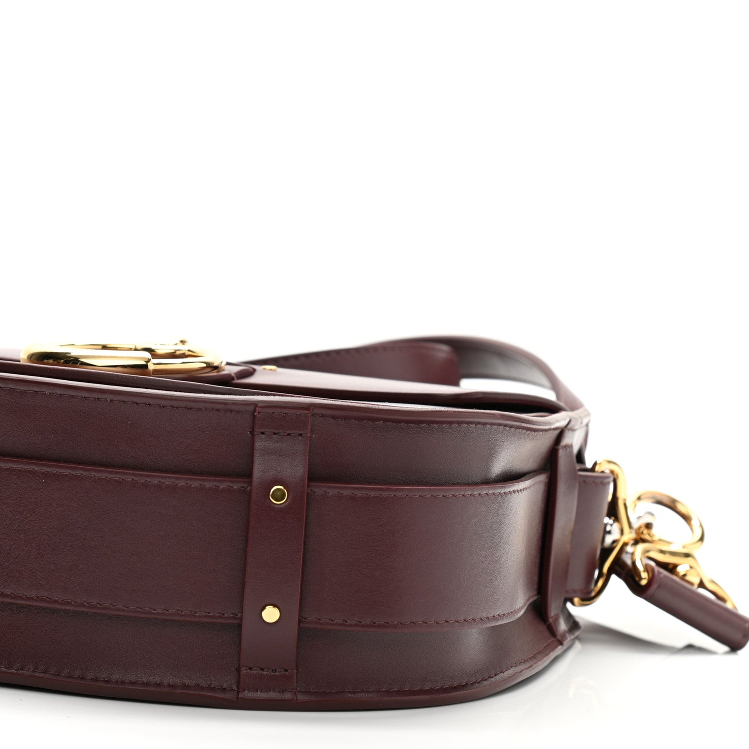 Chloe Calfskin Large Tess Bag Burnt Brown 10 of 10