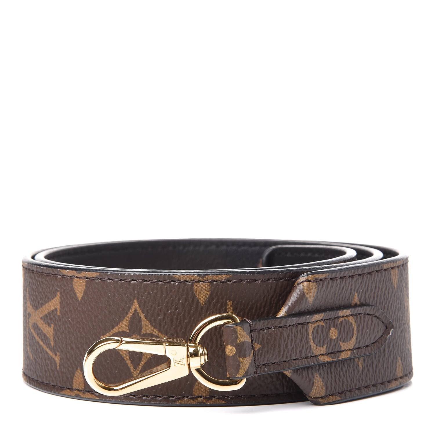 Louis Vuitton Monogram Bandouliere Shoulder Strap Black 1 of 5