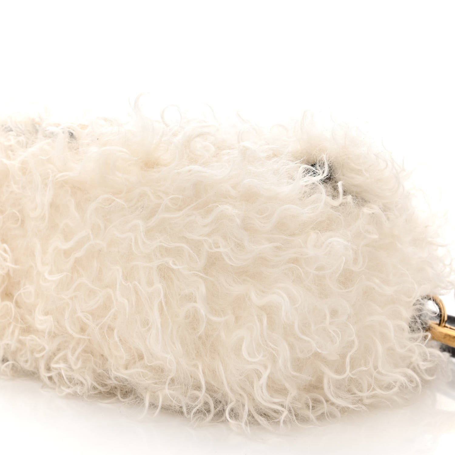 Fendi Mohair Baguette White 10 of 10