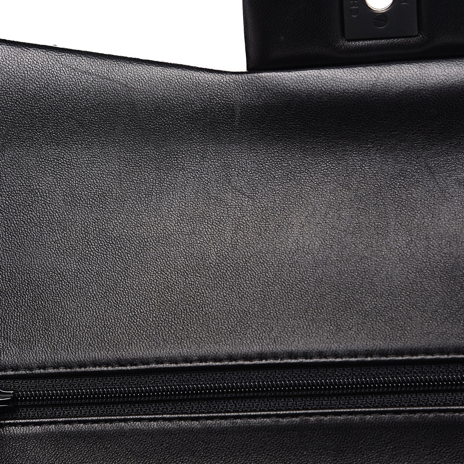 Chanel Lambskin Quilted Jumbo Double Flap So Black 11 of 19
