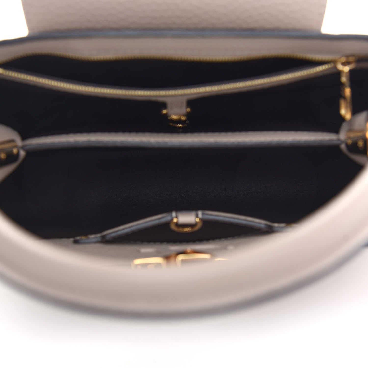 Louis Vuitton Taurillon Capucines PM Galet 5 of 8