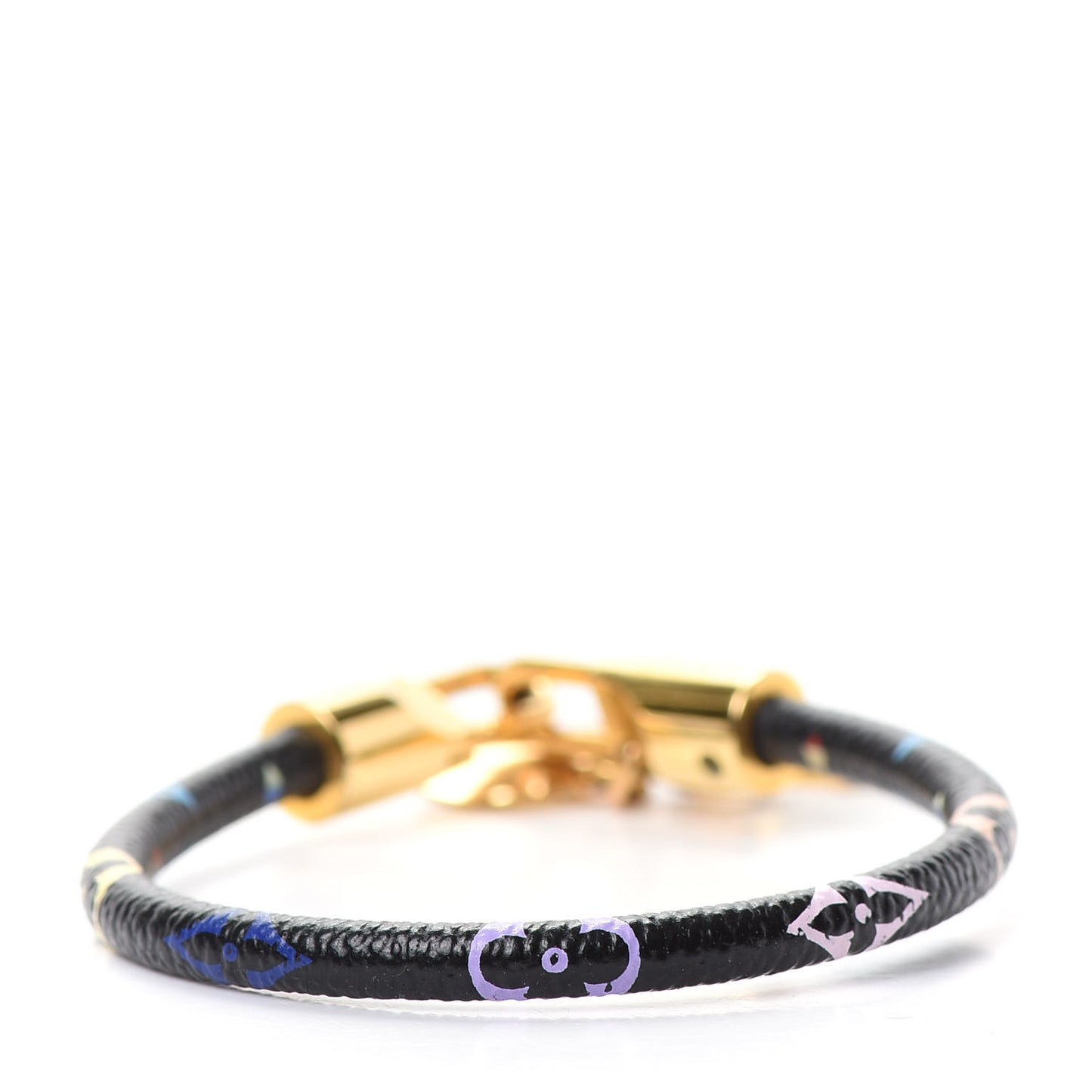Monogram Multicolor Luck It Bracelet 19 Black