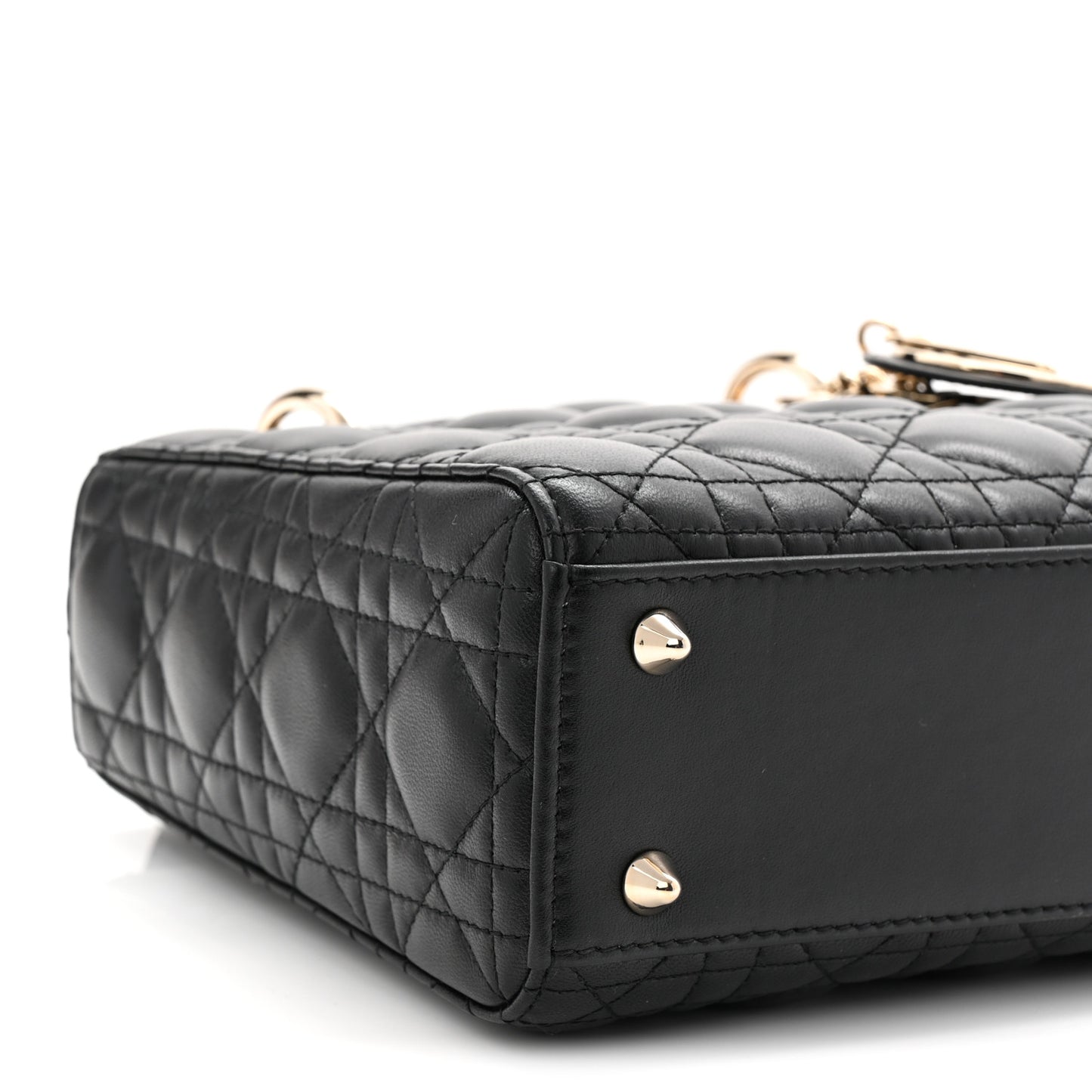 Lambskin Cannage Small My ABCDior Lady Dior Black