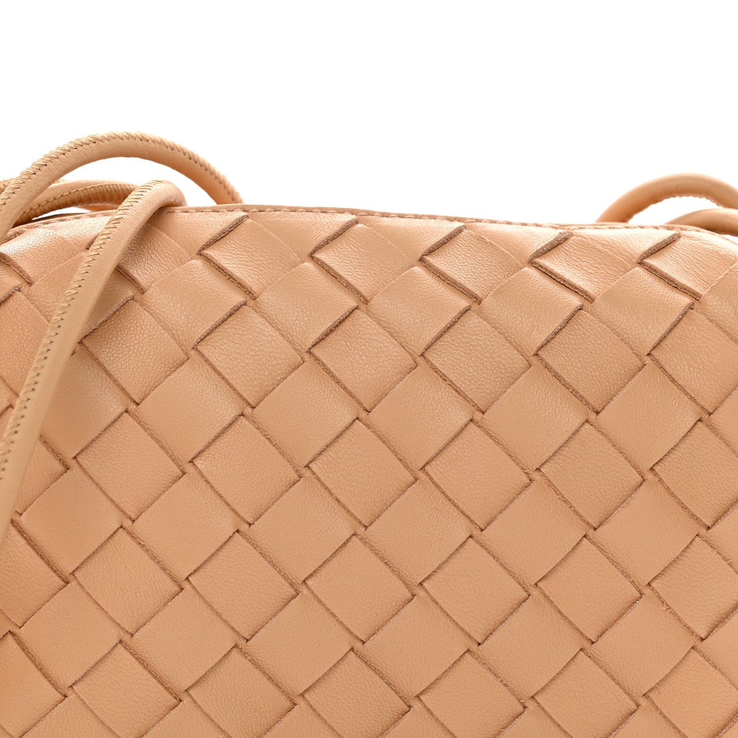 Bottega Veneta Nappa Intrecciato Mini Loop Camera Bag Almond 7 of 9
