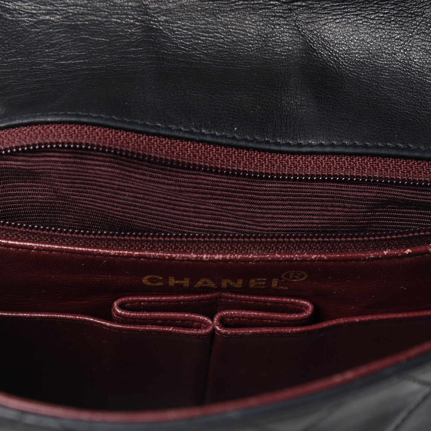 Chanel Lambskin Quilted Mini Square Flap Black 18 of 27