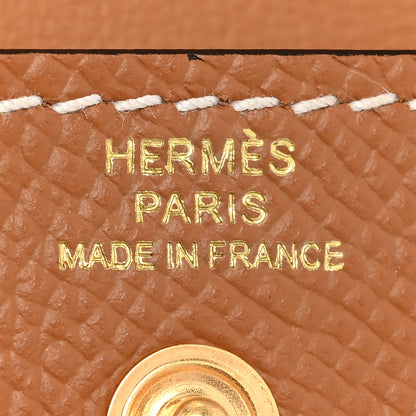 Hermes Epsom Kelly Pocket Belt Gold 6 of 8