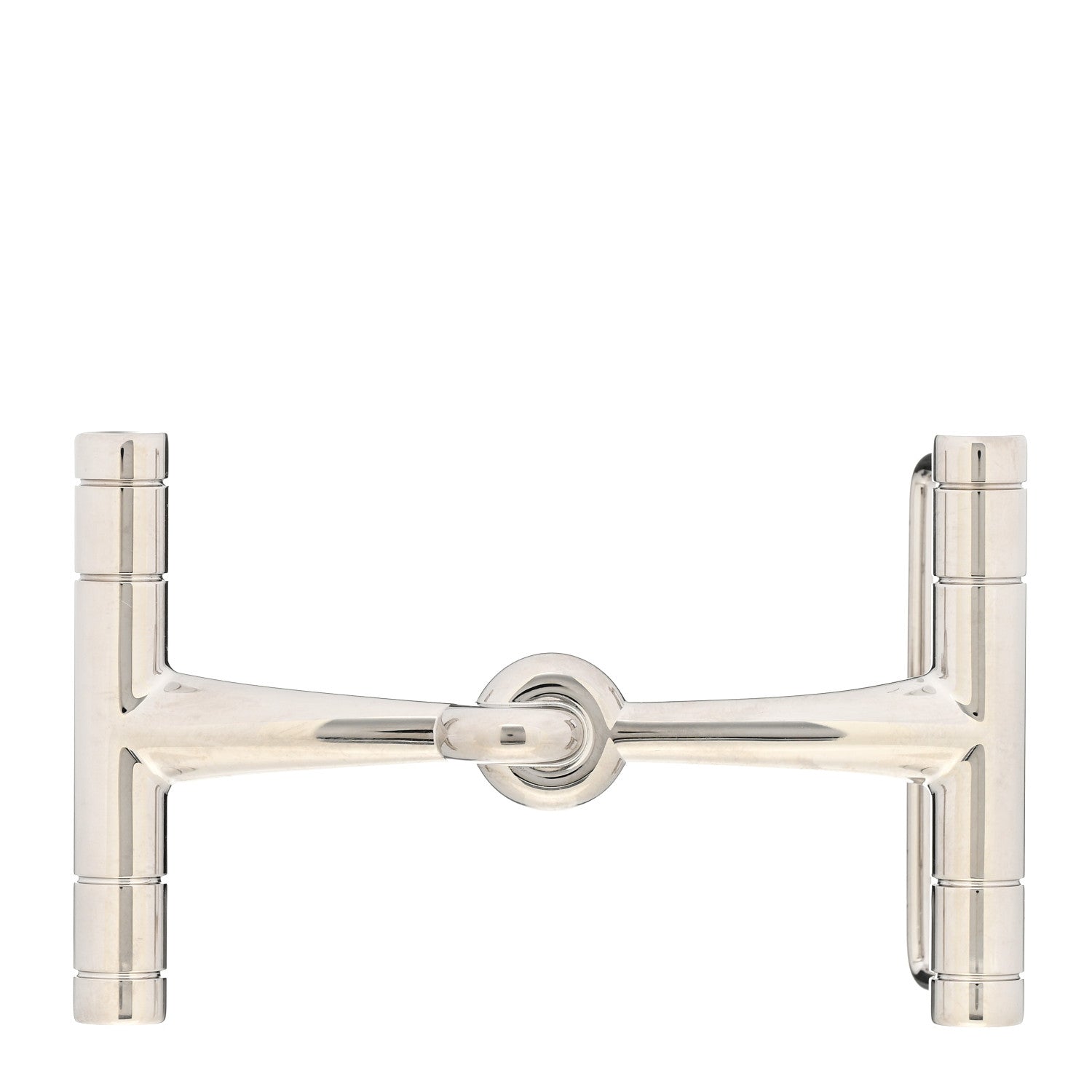 Hermes Palladium 24mm Hippique H Belt Buckle 1 of 4
