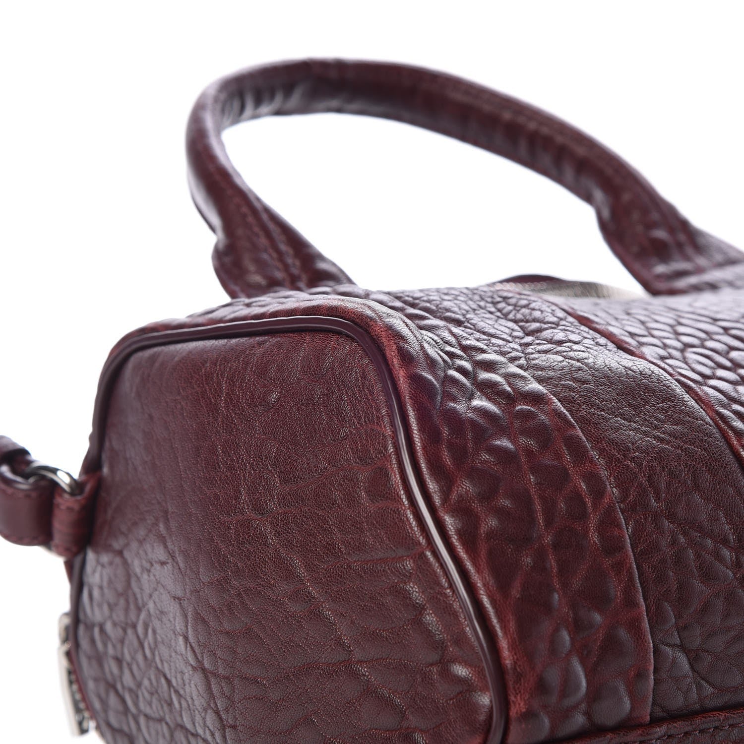 Alexander Wang Pebbled Lambskin Rockie Beet Rhodium Hardware 10 of 11