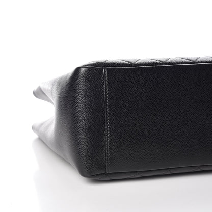Chanel Caviar Quilted Grand Shopping Tote GST Black 5 of 9