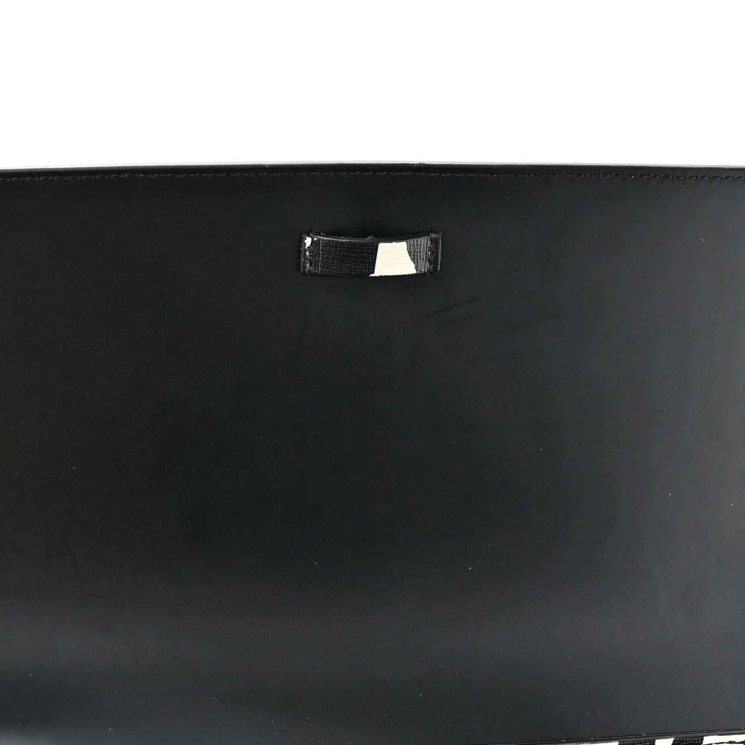 Mansur Gavriel Saffiano Zebra Print Mini Lady Bag Black White 14 of 14