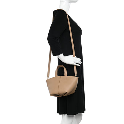 Mansur Gavriel Calfskin Mini Tulipano Bag Nocciola 2 of 10