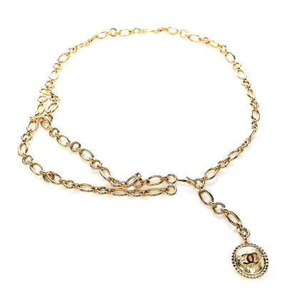 Chanel Chain CC Medallion Belt Gold 1 of 4