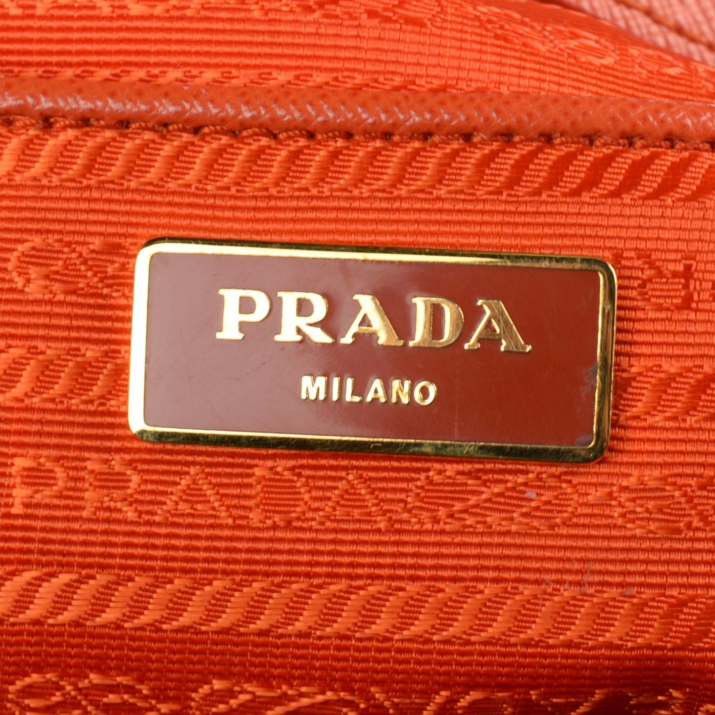 Saffiano Lux Large Tote Papaya