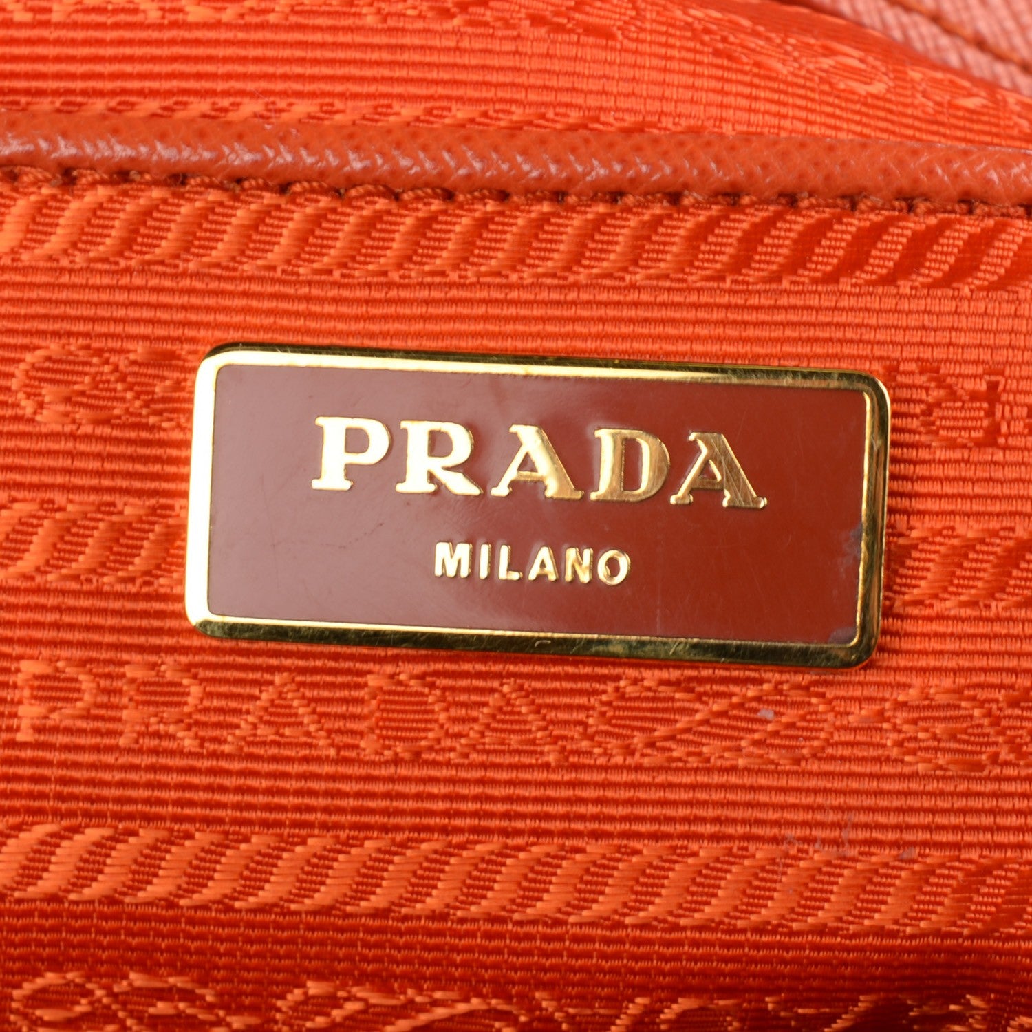 Prada Saffiano Lux Large Tote Papaya 2 of 11