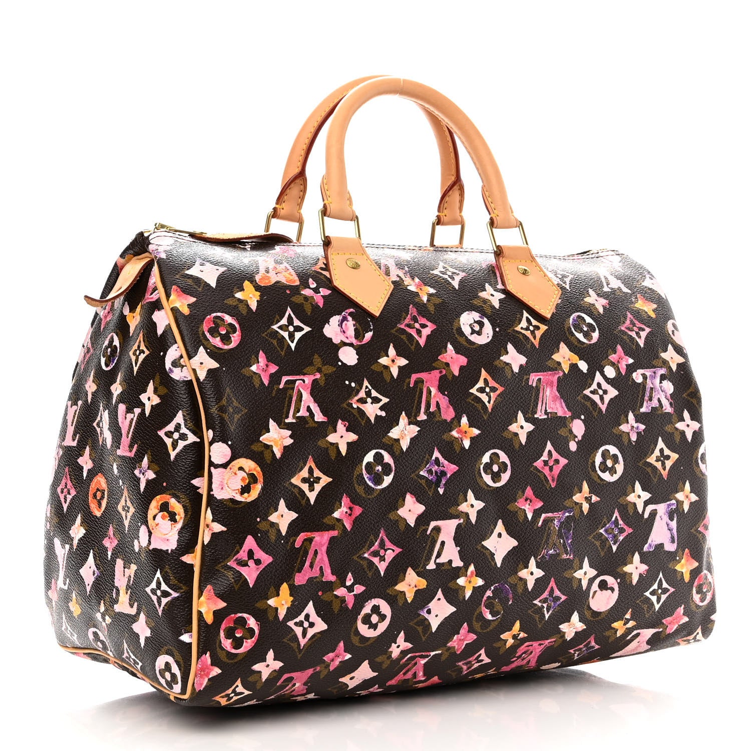 Louis Vuitton Watercolor Aquarelle Speedy 35 Brown 3 of 12