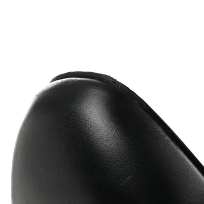 Chanel Lambskin Cap Toe CC Pumps 39 Beige Black 13 of 22