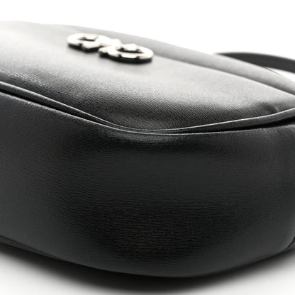 Salvatore Ferragamo Calfskin Gancini Camera Crossbody Bag Black 9 of 9