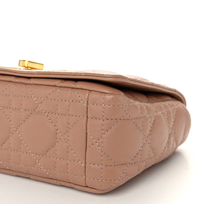 Christian Dior Calfskin Cannage Small Caro Bag Rose De Vents 10 of 11