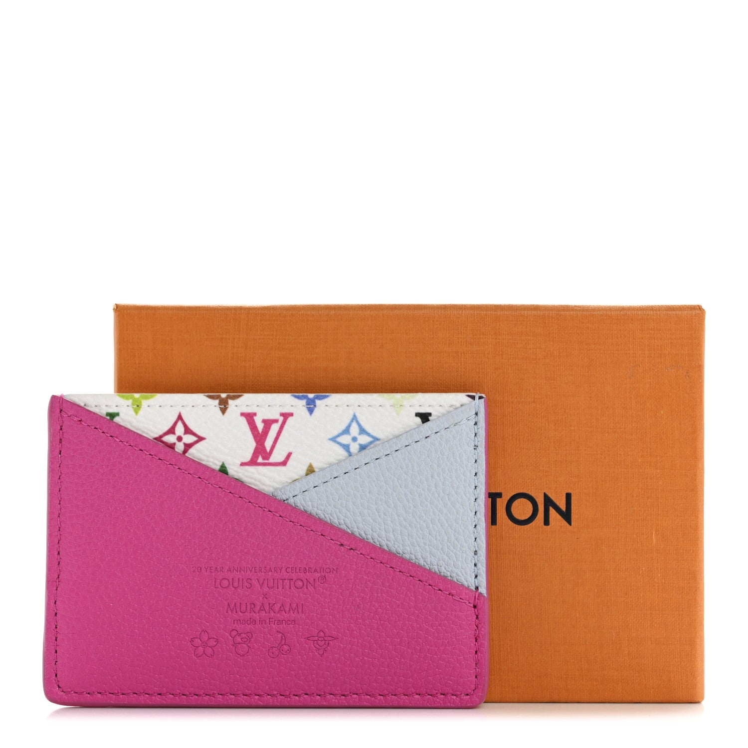 Louis Vuitton LV X TM Monogram Multicolor Criss-Cross Card Holder Kawaii Pink 8 of 8