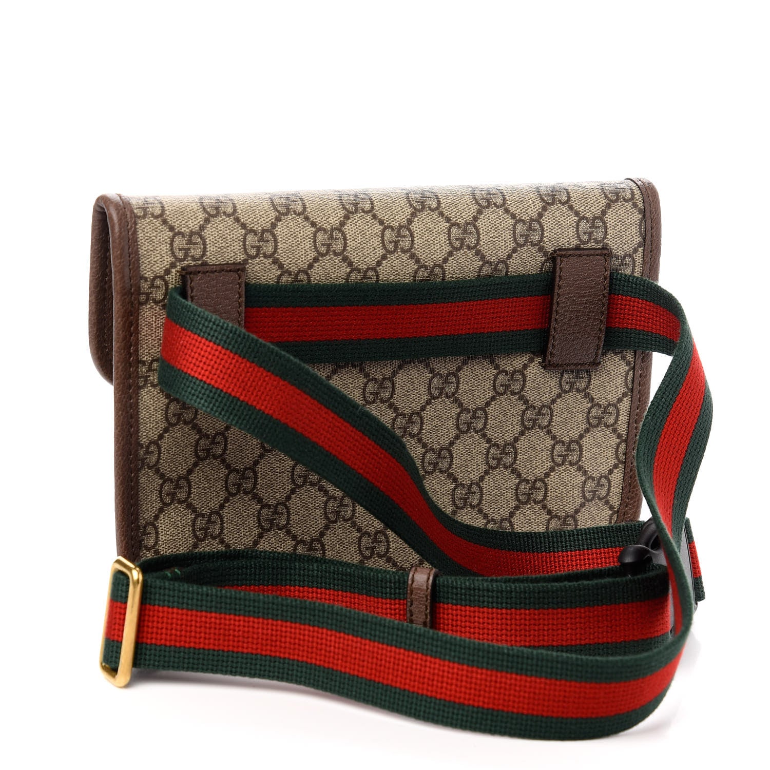 Gucci GG Supreme Monogram Neo Vintage Web Belt Bag Brown 3 of 11