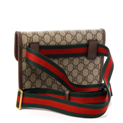 Gucci GG Supreme Monogram Neo Vintage Web Belt Bag Brown 3 of 11