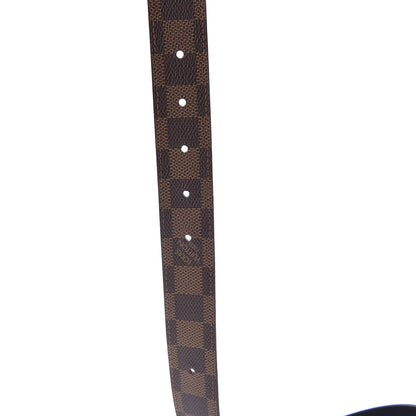 Louis Vuitton Damier Ebene LV Paris Buckle Belt 95 38 Gold 5 of 7