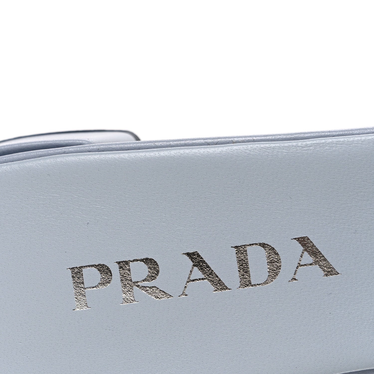 Prada Nappa Metal Triangle Logo Quilted Block Heel Slide Sandals 38 Flordaliso 9 of 10