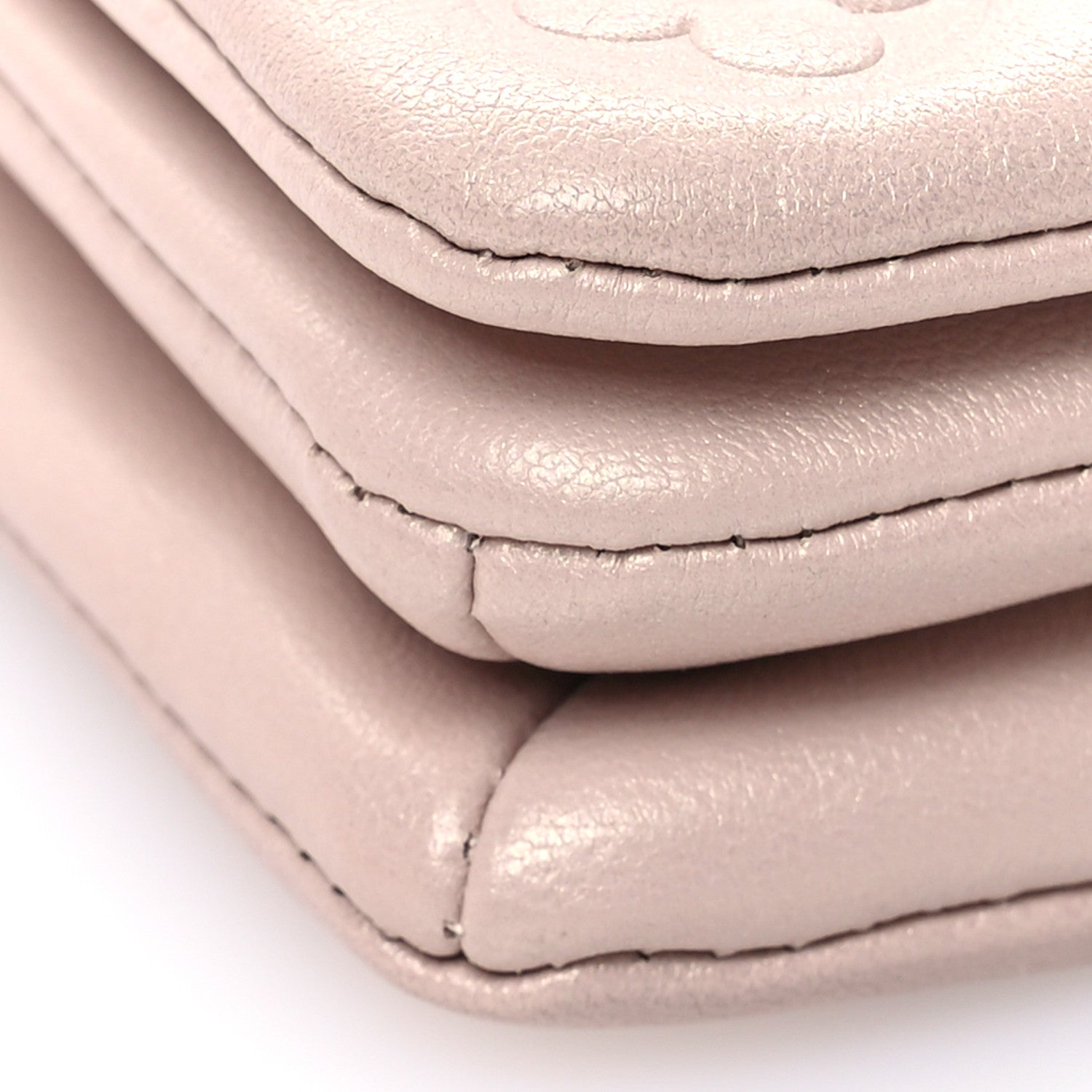 Louis Vuitton Lambskin Embossed Monogram Fall in Love Pochette Coussin Light Pink 7 of 9