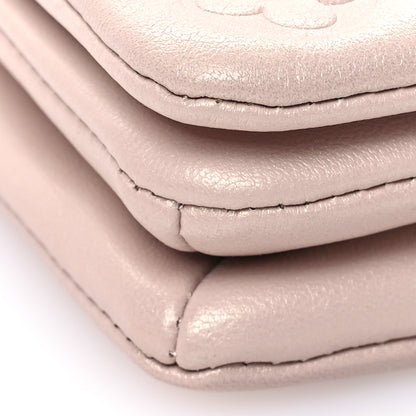 Louis Vuitton Lambskin Embossed Monogram Fall in Love Pochette Coussin Light Pink 7 of 9