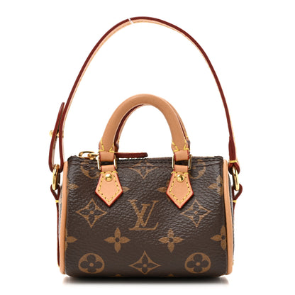 Louis Vuitton Monogram Micro Speedy Bag Charm 1 of 8