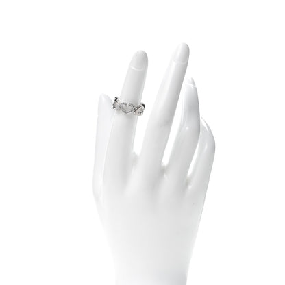 Cartier 18K White Gold Diamond Hearts and Symbols Ring 48 4.5 2 of 5