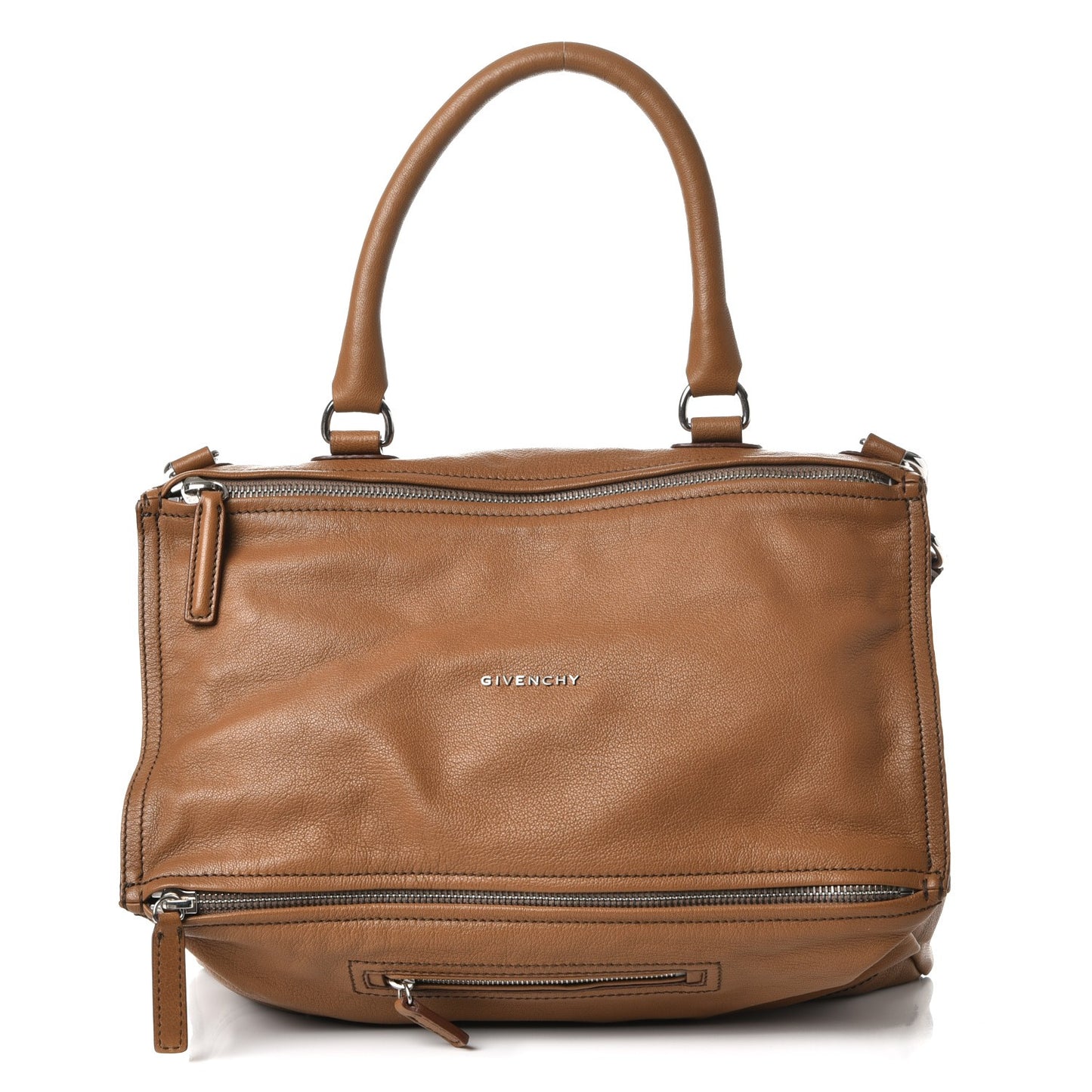 Sugar Goatskin Large Pandora Caramel