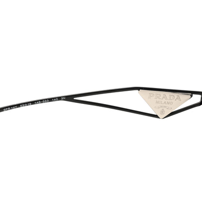 Prada Acetate Sunglasses SPR 14Y Black Slate Gray 5 of 8