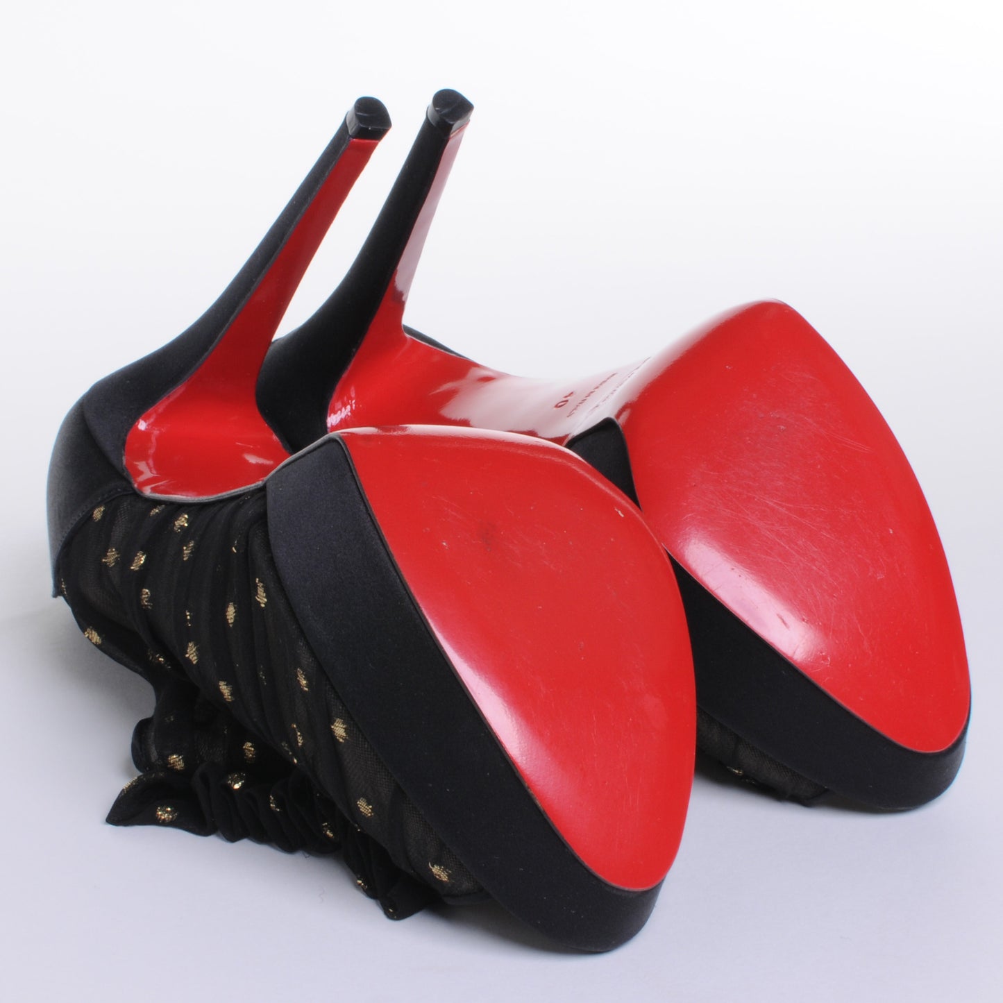 Crepe Satin Chiffon Canon 140 Heels 40