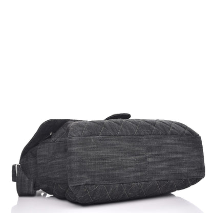 Chanel Denim Quilted Stretch Spirit Messenger Bag 5 of 11