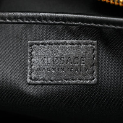 Versace Vitello Calfskin Signature Tote Black 6 of 12
