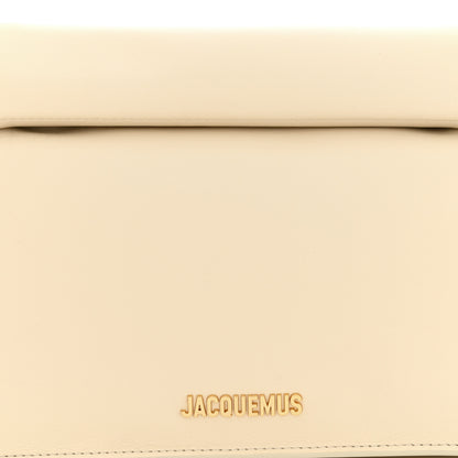 Jacquemus Smooth Calfskin La Pochette Rond Carre Light Ivory 8 of 10