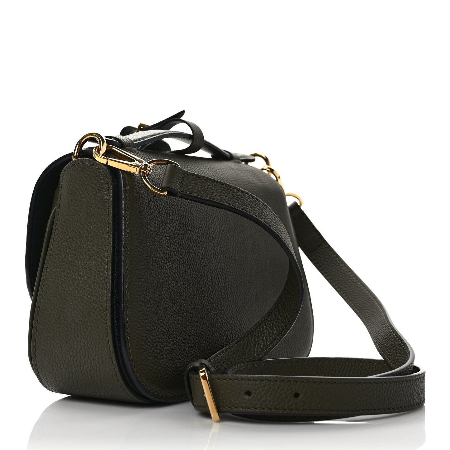 Grained Calfskin Vivienne NM Kaki