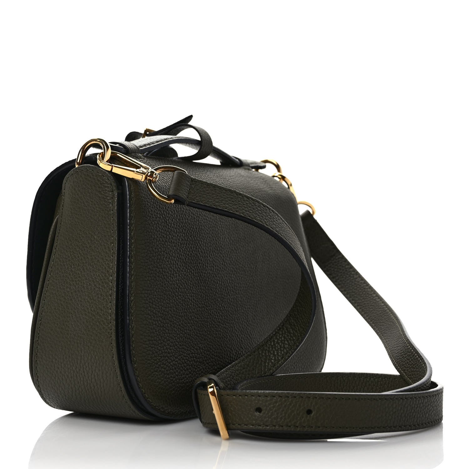 Louis Vuitton Grained Calfskin Vivienne NM Kaki 3 of 8